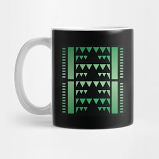 “Dimensional Mountains” - V.6 Green - (Geometric Art) (Dimensions) - Doc Labs Mug